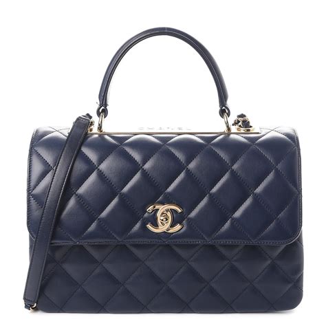 chanel blue handbag|chanel flap navy blue.